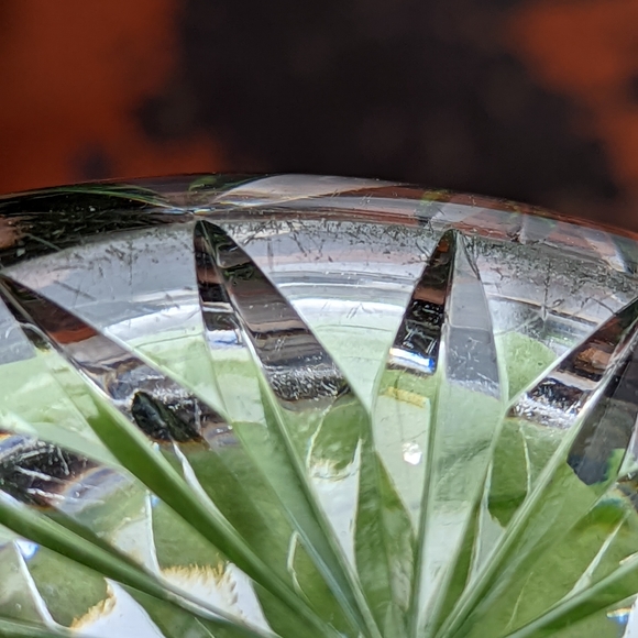 STUNNING Vintage Cross & Olive Crystal Pitcher - Picture 13 of 13